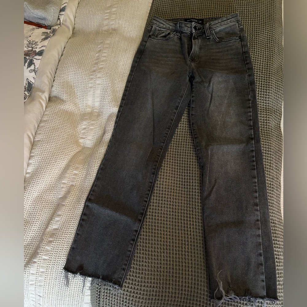 Women's Straight Leg Black Jeans